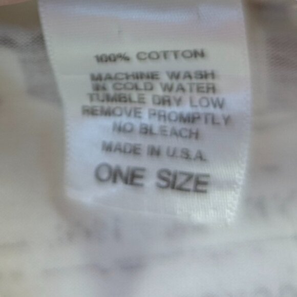 Cover Charge One Size Newsprint Cover-Up Poncho Style White/Black - Picture 6 of 15